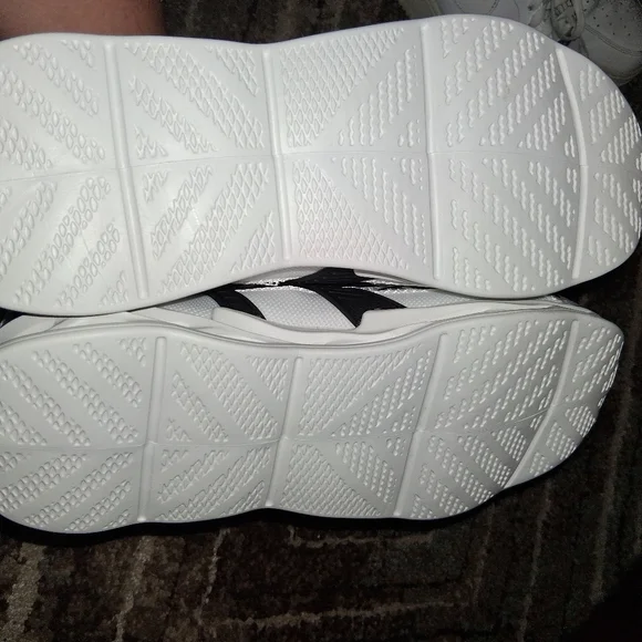 *bogo* White and Black Athletic Sneakers - Picture 4 of 5